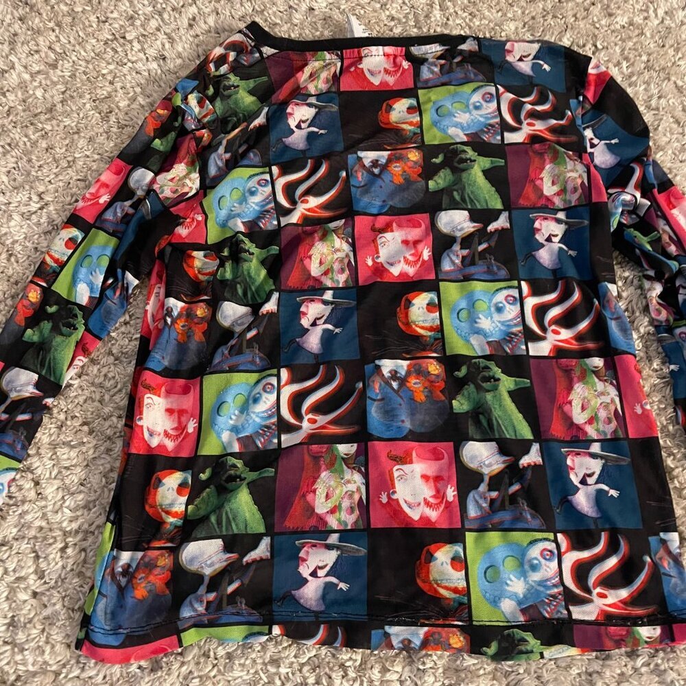 Nightmare Before Christmas Sheer Mesh Top XS - Picture 7 of 7